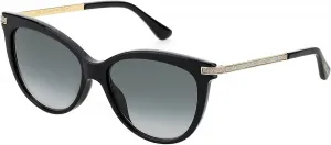 Солнцезащитные очки Jimmy Choo AXELLE/G/S 807 Black AXELLE/G/S «Кошачий глаз», категория линз 3, Black