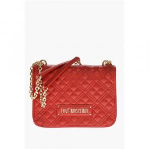 Красная полиэтиленовая сумка через плечо Moschino, Red
