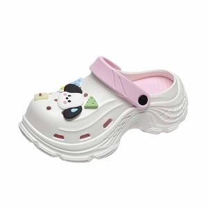 Дышащие быстросохнущие детские сабо для подростков NEZHACHAOHAI, YC-SH-002 Matcha Flower[Soft Comfortable]