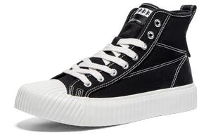 Кроссовки Kappa Skateboarding Shoes Unisex High-top Black/white, черный