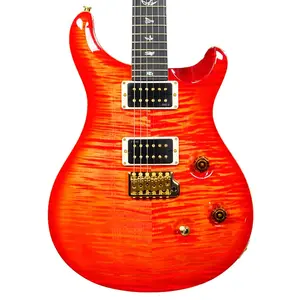 PRS Wood Library Custom 24 10-Top Flame Maple - Кроваво-оранжевый