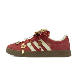 Adidas Vl Court Classic Match Made In Heaven амортизация, износостойкие низкие кроссовки для скейтбординга унисекс красный