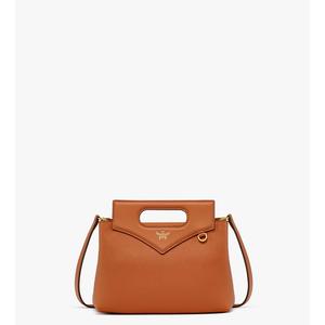 Мягкая сумка-тоут Diamond из тисненой кожи Mcm, терракотовый