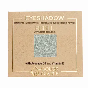 Веганские жемчужные тени для век - 158 лимонно-лаймовый Color Care Pearl - Green, 2 гр