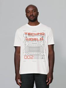 Футболка wat? Apparel T-Shirt Technoworld, белый