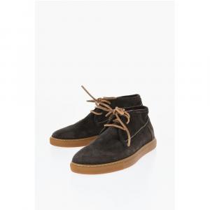 Ботинки-пустынники ID Suede с клетчатой внутренней частью Corneliani, Brown