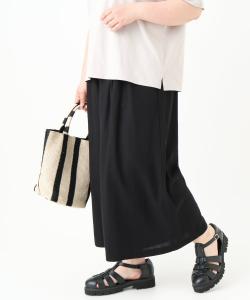 Широкие брюки из вискозы и льна Eur3, цвет Black(94)