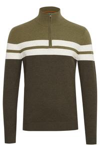 Водолазка BLEND Sweater Naresh, цвет dark green/white