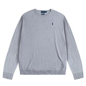 Polo Ralph Lauren Вязаный свитер FW23 для женщин серый