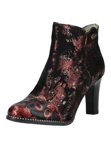 Ботильоны черного/красного цвета LAURA VITA