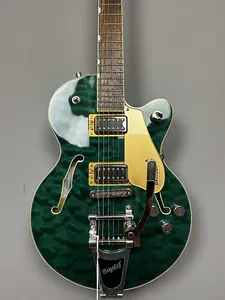 Gretsch G5655-QM Electromatic Center Block Jr. с распушенным кленом и Bigsby 2023 - Mariana