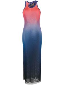 Сетчатое платье макси без рукавов Ottolinger, синий