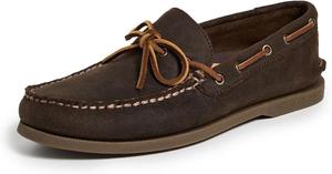 Мужские оригинальные лодочные туфли Sperry с одним глазком, темно-коричневый