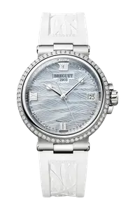 Часы Breguet Marine dame 9518 с белым золотом, 33,80 мм