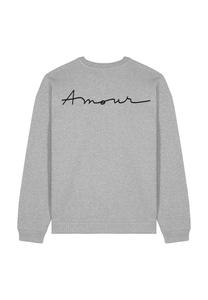 Толстовка AMOUR ROCK BACK EMBROIDERY UNISEX Mira Paris, серый
