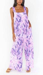 Show Me Your Mumu Комбинезон Summerland фиолетового цвета с эффектом тай-дай