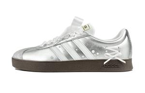 Кроссовки для скейтбординга VL COURT 2.0, износостойкие, низкие, унисекс, серебристые Adidas, Silver