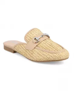 Женские мюли Desz Slip-On Woven MIA, коричневый/бежевый
