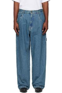 Vetements Синие хип-хоп джинсы