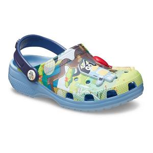 Синие классические сланцы для малышей bluey Crocs
