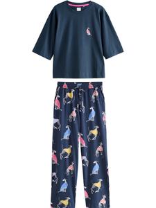 Next Пижама в синем, морской синий