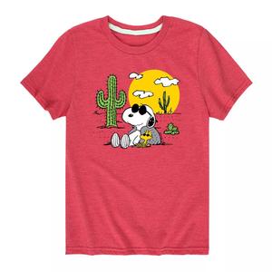 Футболка с рисунком Peanuts Snoopy Desert для мальчиков 8–20 лет Licensed Character