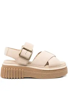 Сандалии Evamar 50 на платформе Clarks, нейтральный