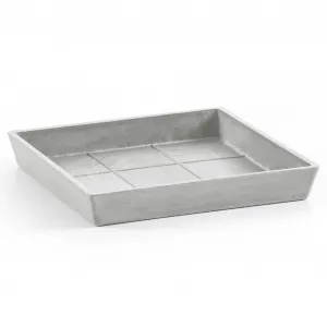 Подставка для кастрюль ECOPOTS «Square 25 белый серый», для внутреннего и наружного применения: морозостойкая, ударопрочная и светостойкая