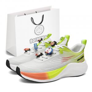 Doraemon Дораэмон Низкие кроссовки для бега унисекс мятно-зеленые (версия с подвеской), цвет Mint Green (Pendant Version)