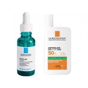 Lifuquan сыворотка с тремя кислотами солнцезащитный крем набор для ухода за кожей успокаивающий и освежающий 30мл+50мл La Roche-Posay