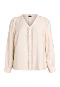 Блуза Zizzi Blouse, Birch/Sand