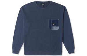 Толстовка мужская темно-синяя Converse, темно-синий