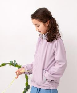 (p) Ветровка с оборками из тюля, защищающая от УФ-излучения