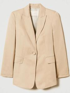 Однобортный пиджак TWINSET, нейтральный