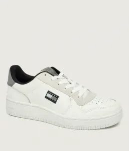 Кожаные кроссовки RETRO BASKET Tommy Jeans, белый