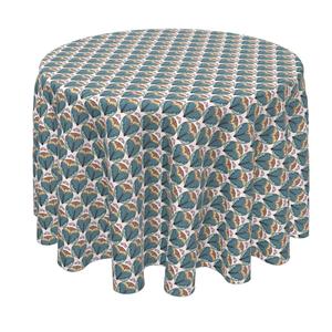 Круглая скатерть, 100% полиэстер, 70 дюймов, круглая, бесшовная, Christmas Love