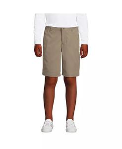 Шорты чинос для маленьких девочек Active Performance Lands' End, синий