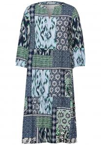 Платье CECIL Dress, цвет Dark blue/Mixed colors