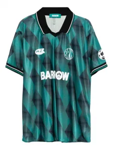 Футболка с геометрическим принтом и короткими рукавами Barrow, зеленый