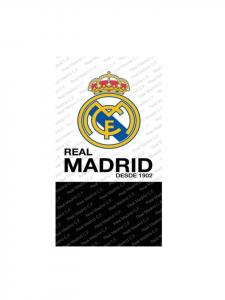 Банное/пляжное полотенце из микрофибры 140x70 см Real Madrid