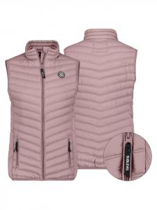 Sublevel Стеганый жилет розового цвета
