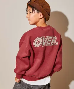 Толстовка с флисовой подкладкой и принтом «Дьявольская лаборатория» с крупным силуэтом, коллекция осень-зима 2025 Devirock, цвет 014-Logo-Bordeaux