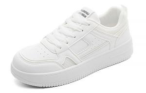 Износостойкие и легкие низкие скейтерские кроссовки женские HUANQIU, черные