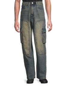 Выцветшие джинсы RTA, цвет Blue Mineral