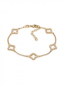 Elli Браслет из серебра 925 пробы с золотым покрытием