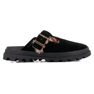 Палладиевые дунелитовые теплые сабо Pyla Palladium, черный