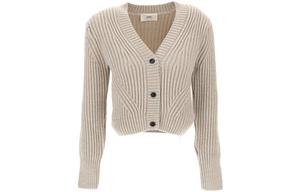 Футболка FW22 Вязаная Женская Хаки AMIPARIS