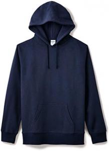 Толстовка LifeMax MS2121 из французского махрового трикотажа плотностью 10 унций, MS2121 (унисекс, с ворсом на спине), темно-синий