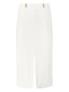 Декорированная юбка миди Genny, белый