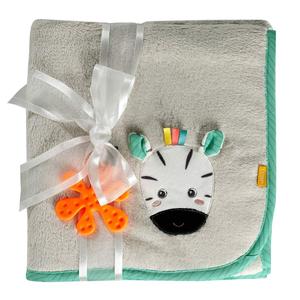 Одеяло Зебра с прорезывателем из коллекции DoBabyDoo. Fehn